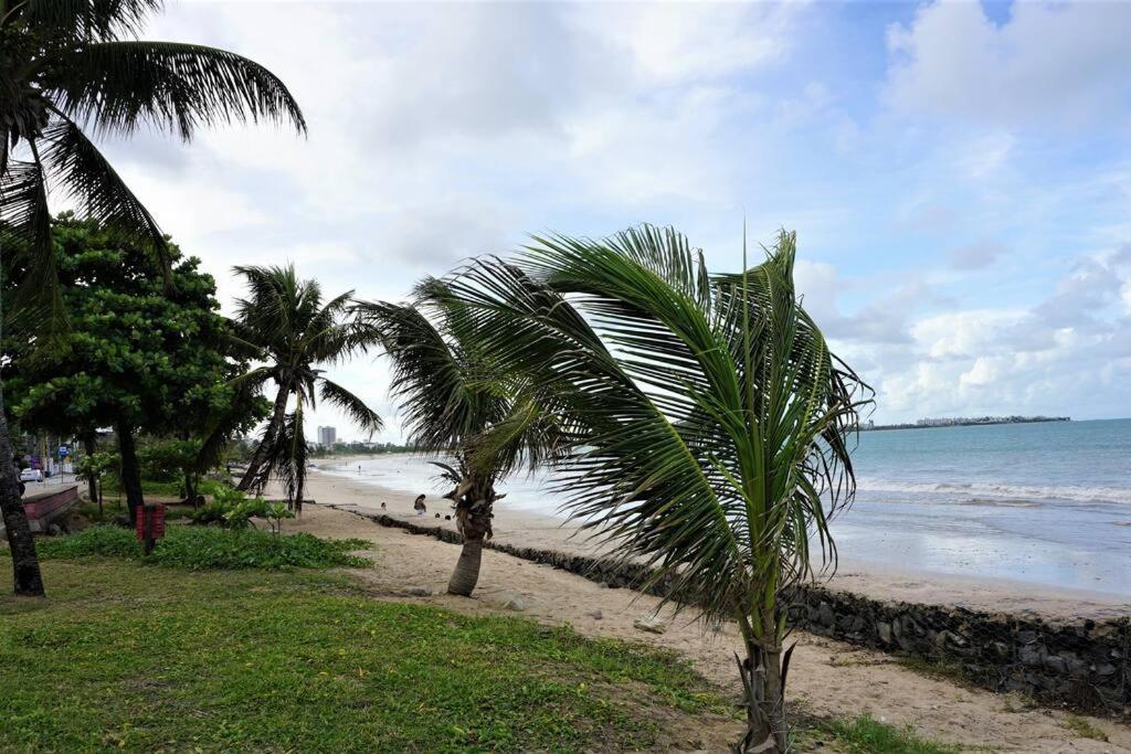 Joao Pessoa, A Dois Passos Do Paraiso, 2 Suites Com A/C, Vista Panoramica Para O Mar Do Bessa, Portaria 24H E 2 Vagas De Garagem Kültér fotó